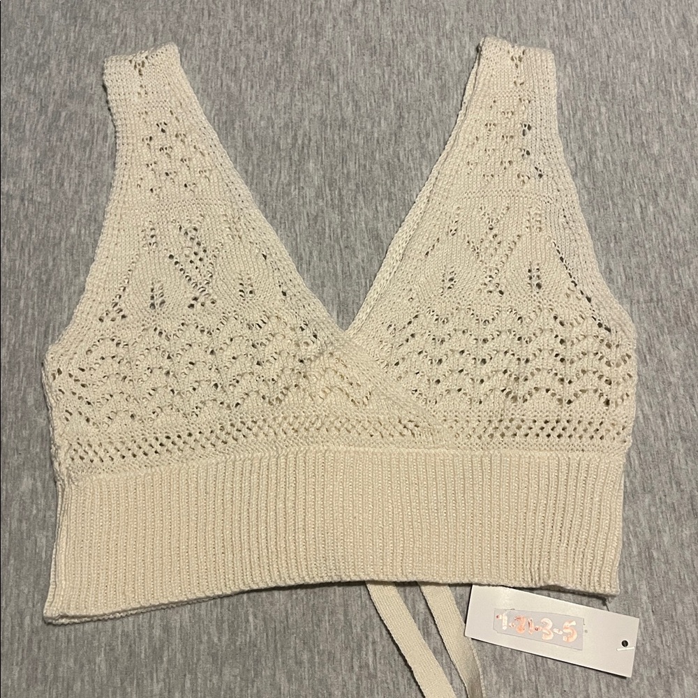 Crochet-Style Bralette - NWT - Picture 2 of 10